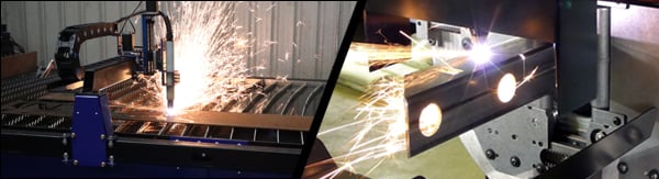 CNC-plasma-cutter-cutting-metal