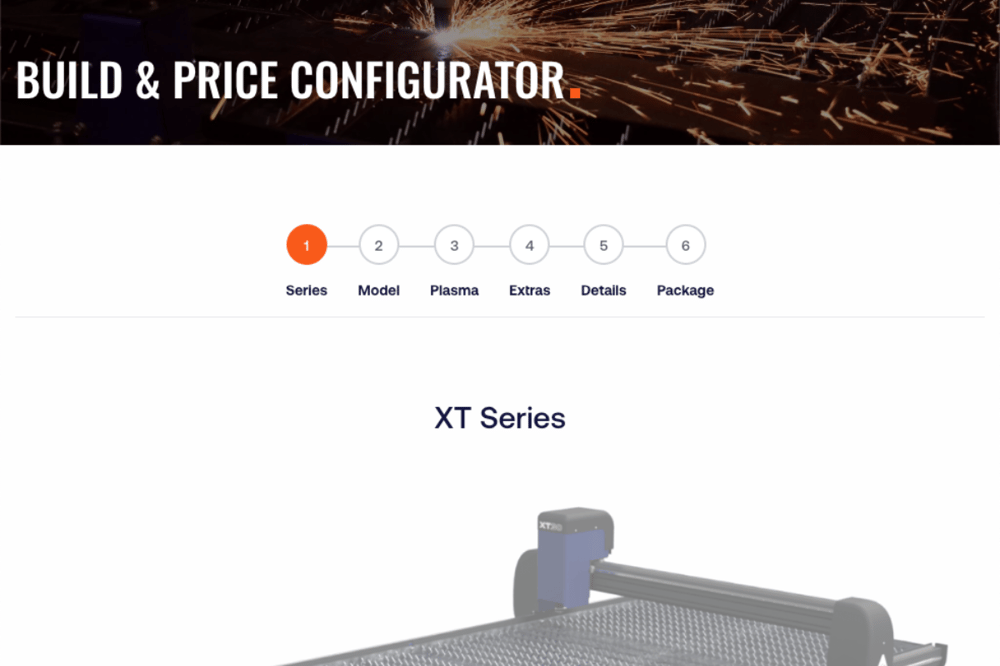 Build & price configurator